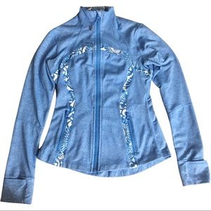 Lululemon Blue Heather Floral Define Jacket Sz 6
